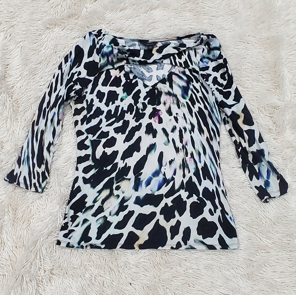 GUESS Animal Print Top